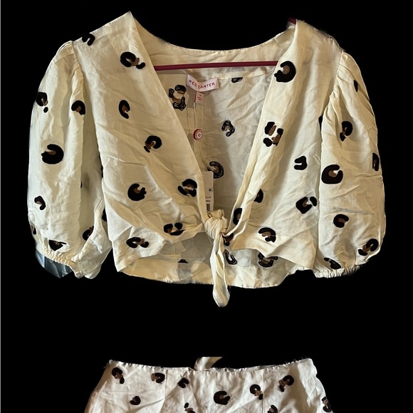 New. Animal print 2 piece skirt set - Picture 2 of 6